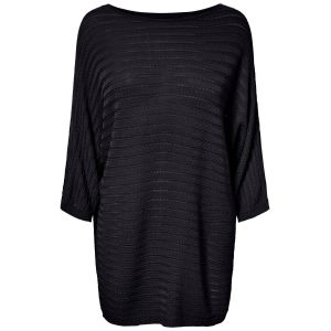 Image de Vero Moda Yoyo 3/4 Boat Neck Long S Black - Black - S