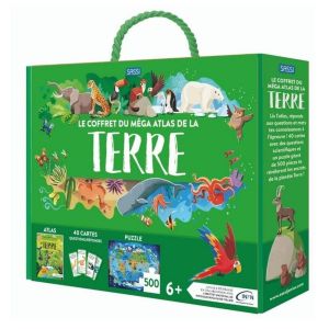 Sassi Le coffret méga atlas de la Terre Junior