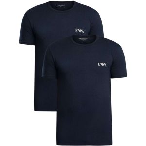 Emporio Armani T shirt Pack x2 eagle GA Homme Bleu