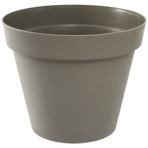 Eda Plastiques Toscane 76 L - Pot de fleurs rond Ø60 cm