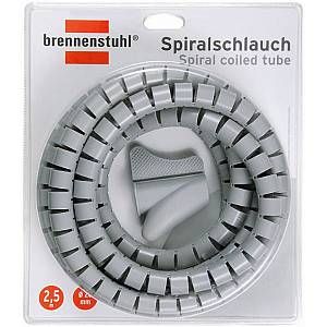 Brennenstuhl Tuyau spiralé L = 2,5m Ø = 20mm gris