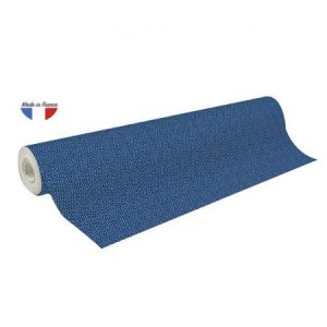 Image de Clairefontaine 201873C - Rouleau de papier cadeau Alliance Fantaisie, 60 g/m², 50m x 0,70m, motif Confetti sur bleu