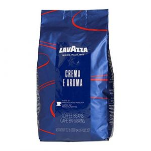 Image de Lavazza Grains de Café Crema e Aroma Blue Arabica 40%/Robusta 60% 1 kg