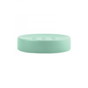 Spirella Porte savon Céramique TUBE-MATT Vert glacé Mat - Vert