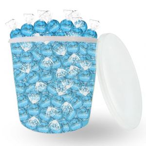 LINDT | 100 bouchées LINDOR Blanc Stracciatella | Boite de 1.25 kg de Chocolat à Offrir ou à Partager pour la Saint-Valentin, Pâques, un Anniversaire