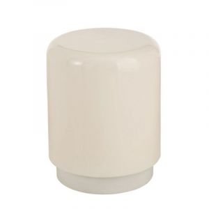 Image de Tabouret Rond Design "Liero" 45cm Blanc Prix