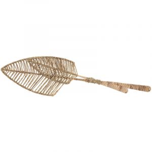 Atmosphera Décoration murale H115 beige en jacinthe/corde