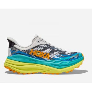 Image de Hoka Stinson 7 Chaussures pour Homme en White/Evening Primrose Taille 46 | Trail