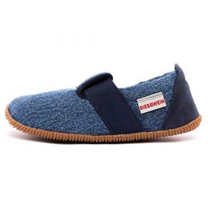 Giesswein S&ouml;ll - Slim Fit Pantoufles Plates Mixte enfant Denim fonc&eacute; 528 23 EU