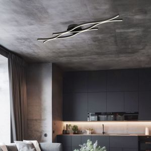 Globo Plafonnier Geronimo - noir - m&eacute;tal - 67206D