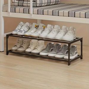 Etagere &agrave; chaussures 2 niveaux pour 8 paires