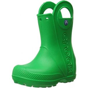 Crocs Handle It, Bottes de Pluie Mixte Enfant, Vert (Grass Green) 24/25 EU