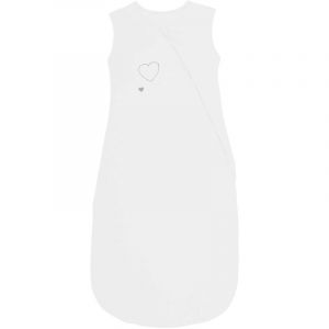 P'tit Basile Gigoteuse bébé été jersey bio blanc 6/24 mois