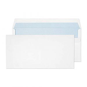 Blake Purely Everyday DL 110 x 220 mm Enveloppes Autocollante (13882/50 PR) Blanc - Boîte de 50