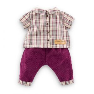 Corolle BB36 CHEMISE &Agrave; CARREAUX & PANTALON PETIT EXPLORATEUR
