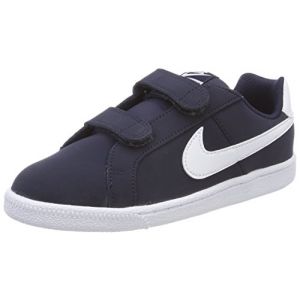 Image de Nike Court Royale (PSV), Chaussures de Tennis Garçon, Bleu (Obsidian/White 400), 31 EU