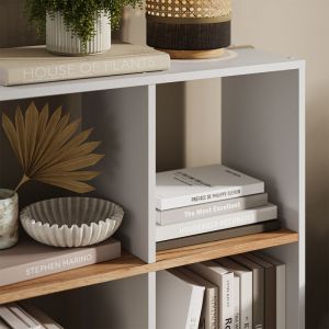 Meuble de rangement cube Karree, Blanc, 72x107.8cm, Vicco