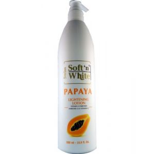 Soft'n White Papaya lightening lotion 500 ml