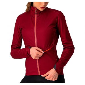 Castelli Veste Go S Bordeaux / Brilliant Pink