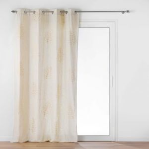 Douceur d'intérieur, Rideau à Oeillets (140 x 240 cm) Venus, Polyester & Lin