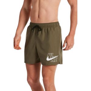Nike Maillot de bain Swim Logo Lap 5" vert foncé - S