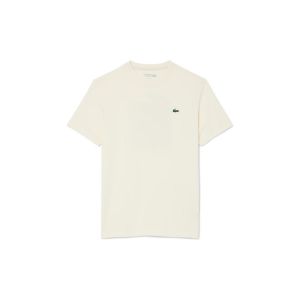 Lacoste T-shirt Sport imprimé Ultra Dry manches courtes blanc crème - S