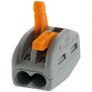 Wago Bo&icirc;te de 100 bornes 2 entr&eacute;es s&eacute;rie 222