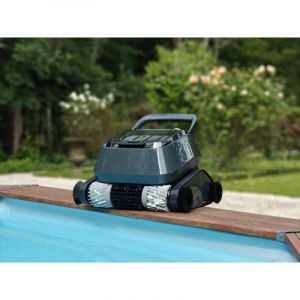 Robot Piscine Électrique Fond et Parois 7320-HT Avec Brosses mixtes pvc + Mousse Cycles de Nettoyage 1H ou 3H Visualisation du Contenu du Panier Pour