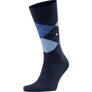 Burlington Edinburgh Hommes Chaussettes Bleu 40-46
