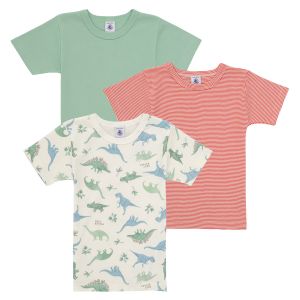 Petit Bateau A0DBT Tee Shirts Manches Courtes Variante 1 Gar&ccedil;on 3 Ans