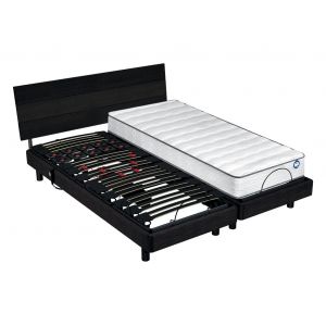 Bultex Lit electrique pop art sigma + matelas ion 2x70x190