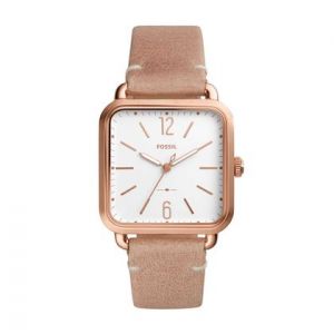 Image de Fossil ES4254 - Montre pour femme avec bracelet en cuir