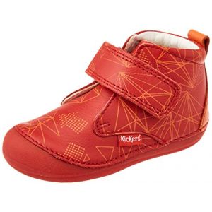 Kickers SABIO, Bottine Mixte b&eacute;b&eacute;, Rouge Galactic 43, 18 EU