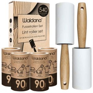 Rouleau anti-peluches - Waldana - 6 rouleaux de 90 feuilles (540 feuilles) Rouleau a peluches - vetements poils d' animaux