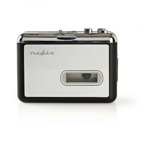 Nedis Convertisseur USB Cassette-MP3 Portable - avec Câble USB et Logiciel