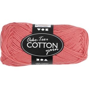 Pelote de fil de coton Terre brûlée 50 g
