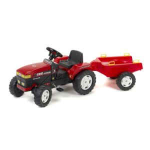 Image de Falk Tracteur &agrave; p&eacute;dales Fiatagri avec remorque PM