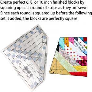 SNQ - Ananas Garniture Outil, Acrylique Transparent Échelle Précise Quilting Règle Antidérapante Mini Quilt Règle pour Patchwork, Regle Transparente