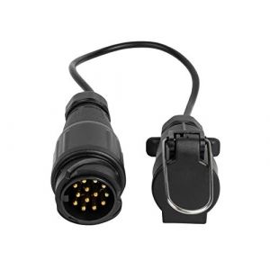 LAS Adaptateur pour remorque 10012 [prise femelle 13 p&ocirc;les - prise m&acirc;le 7 p&ocirc;les] p tique 1 pc(s) Q821512