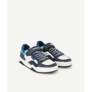 Geox Chaussures basses style basket à semelle transpirable et bride autoagrippante Bleu - Taille 29