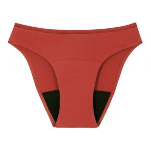 Image de Smoon lingerie - Culotte menstruelle coton sans couture Flux abondant - TERRACOTTA 1 unité