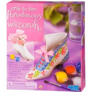 Image de 4M - Kidz Labs Mini vase chaussure porcelaine à peindre