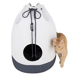 DISTRICT70 Lit/sac pour chats CASA Gris fonc&eacute;