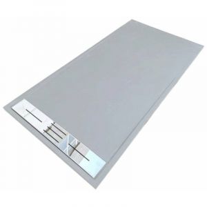 Stano Receveur de douche 90 x 170 cm extra plat lucia en SoliCast surface ardoisée gris - Gris