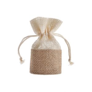 Image de Santex SACHET DE 4 AUMÔNIÈRES EN JUTE NATUREL