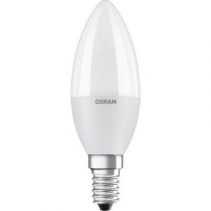 Image de Osram Ampoule LED flamme E14 - 7 W - Dépoli - Blanc chaud - Culot : E14 - Forme flamme - 7 W équivalent 60 W - Verre dépoli - Blanc chaud 2700°K - Allumage instantané