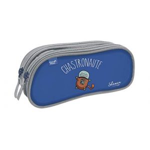 Quo Vadis Fourre-tout Shaman 'Chastronaute', bleu - Lot de 2