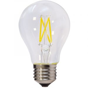 Europalamp Lot de 5 ampoules LED E27 6.5W Filament 6000K Blanc Froid