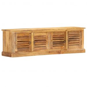 Image de VidaXL Banc de rangement 128 cm Bois de manguier massif