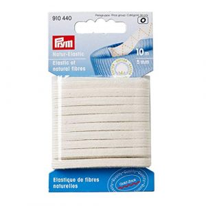 Image de Prym &Eacute;lastique, Coton, White, 5 MM
